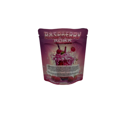 10x Raspberry Boba - leere PE Verpackungen