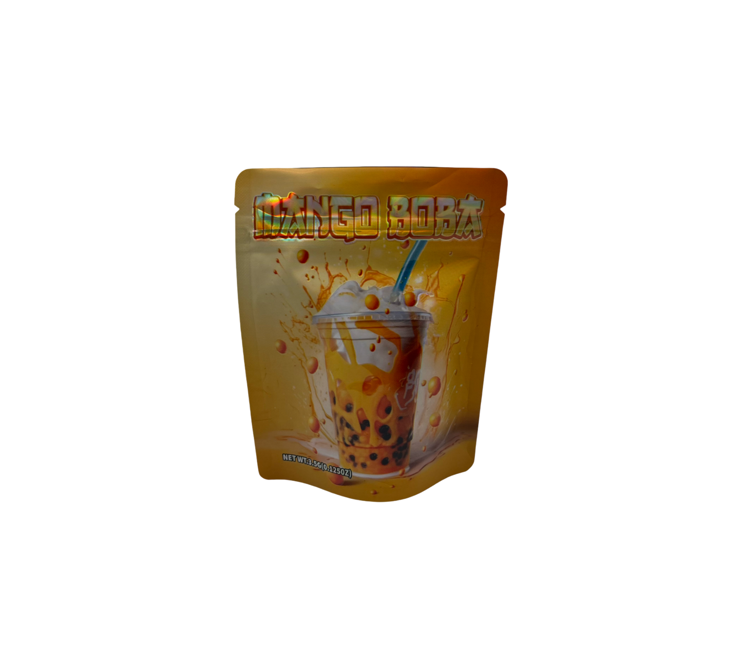 10x Mango Boba - leere PE Verpackungen