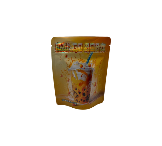 10x Mango Boba - leere PE Verpackungen