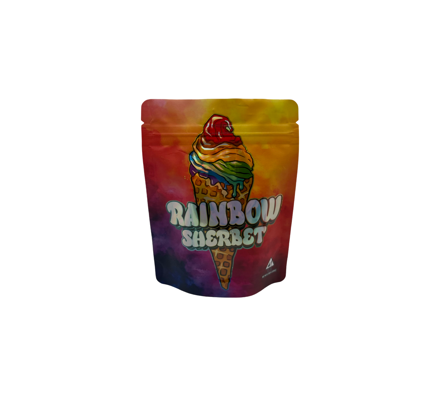 10x Rainbow Sherbet - leere PE Verpackungen