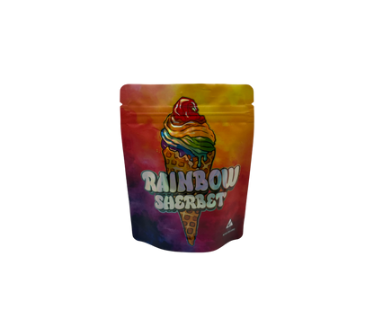 10x Rainbow Sherbet - leere PE Verpackungen