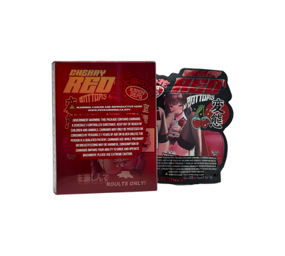 1x Cherry Red - Box & Pack im Set - leer