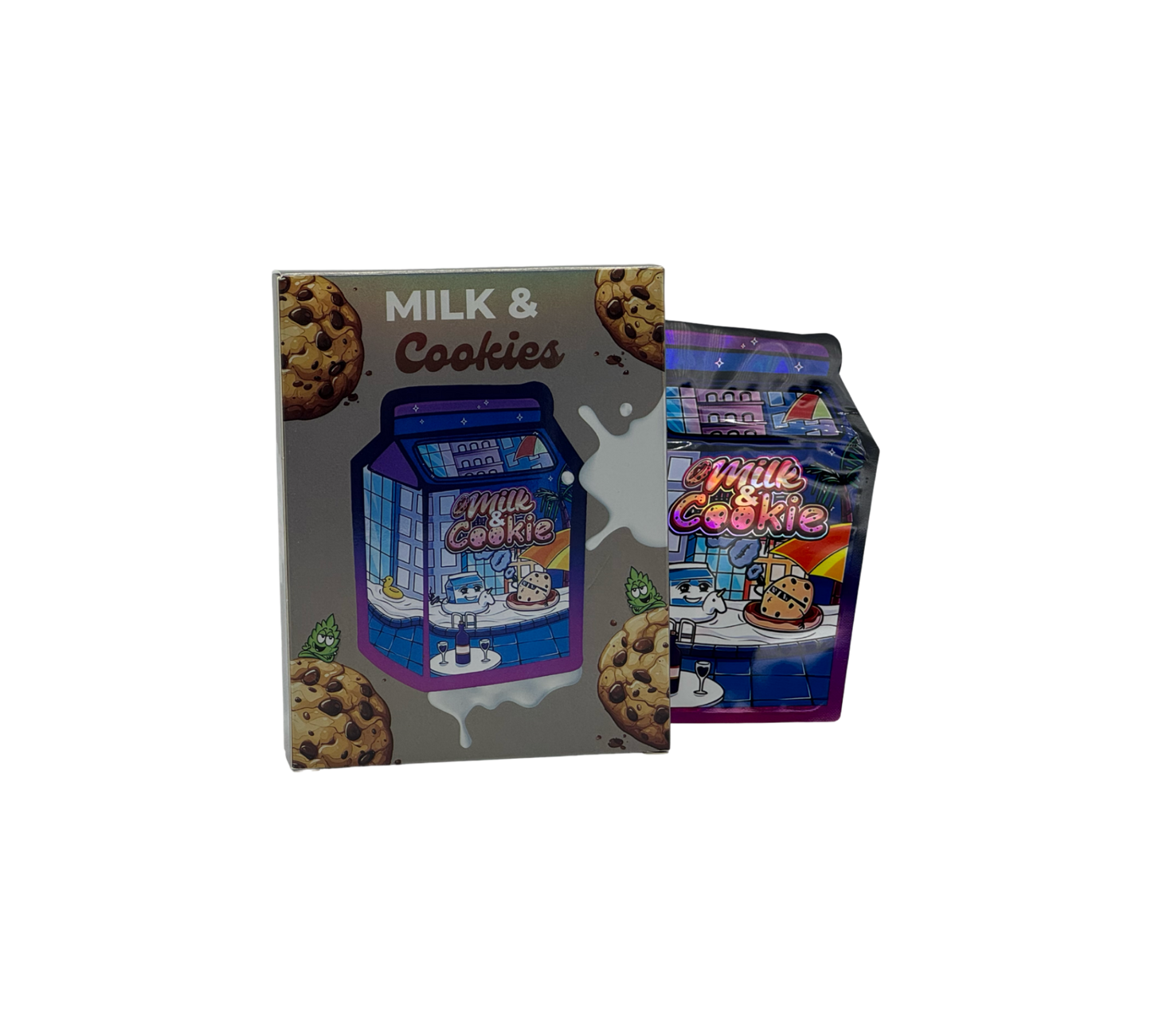 1x Milki & Cooki - Box & Pack im Set - leer