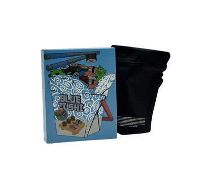 1x Blue Zushi - Box & Pack im Set - leer