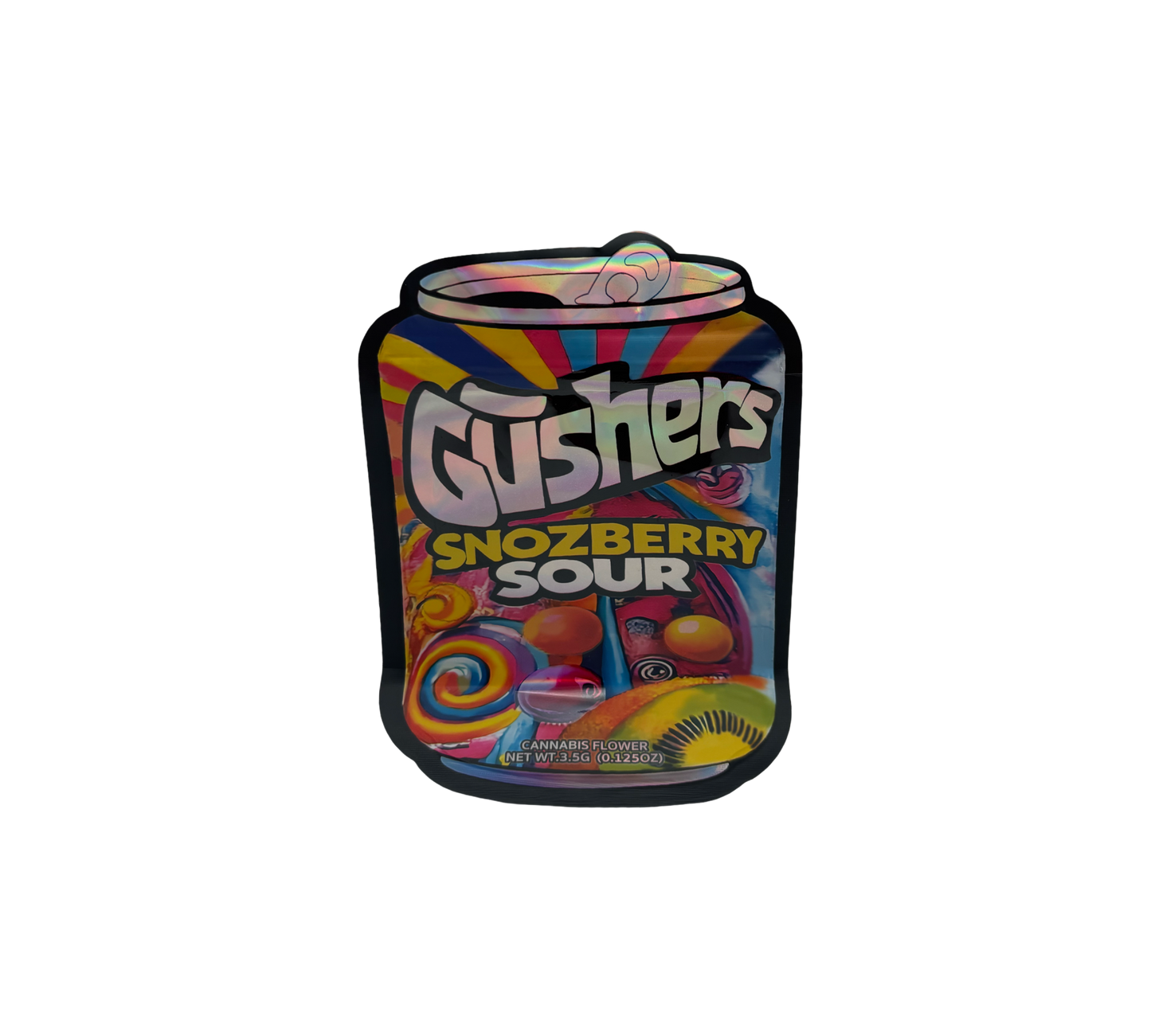 10x Gushers Berry - leere PE Verpackungen Shape