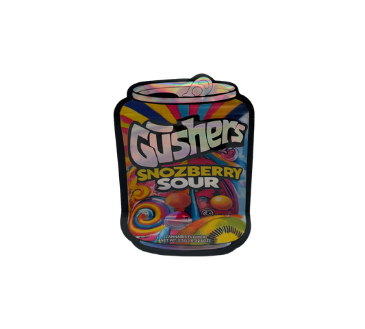 10x Gushers Berry - leere PE Verpackungen Shape