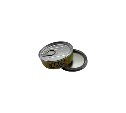 10x Tin Dosen Can Lemon - leere Metalldosen