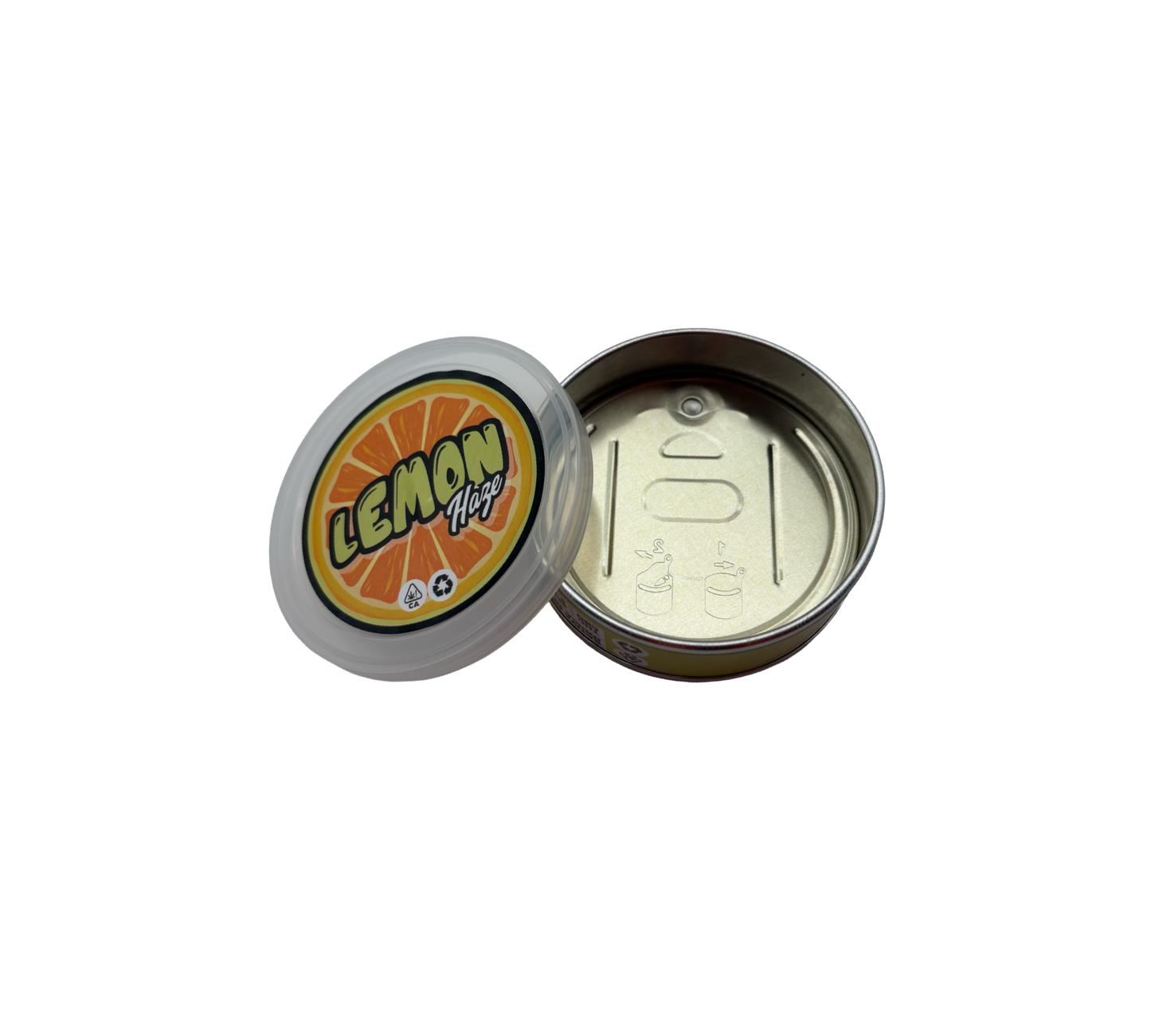 10x Tin Dosen Can Lemon - leere Metalldosen