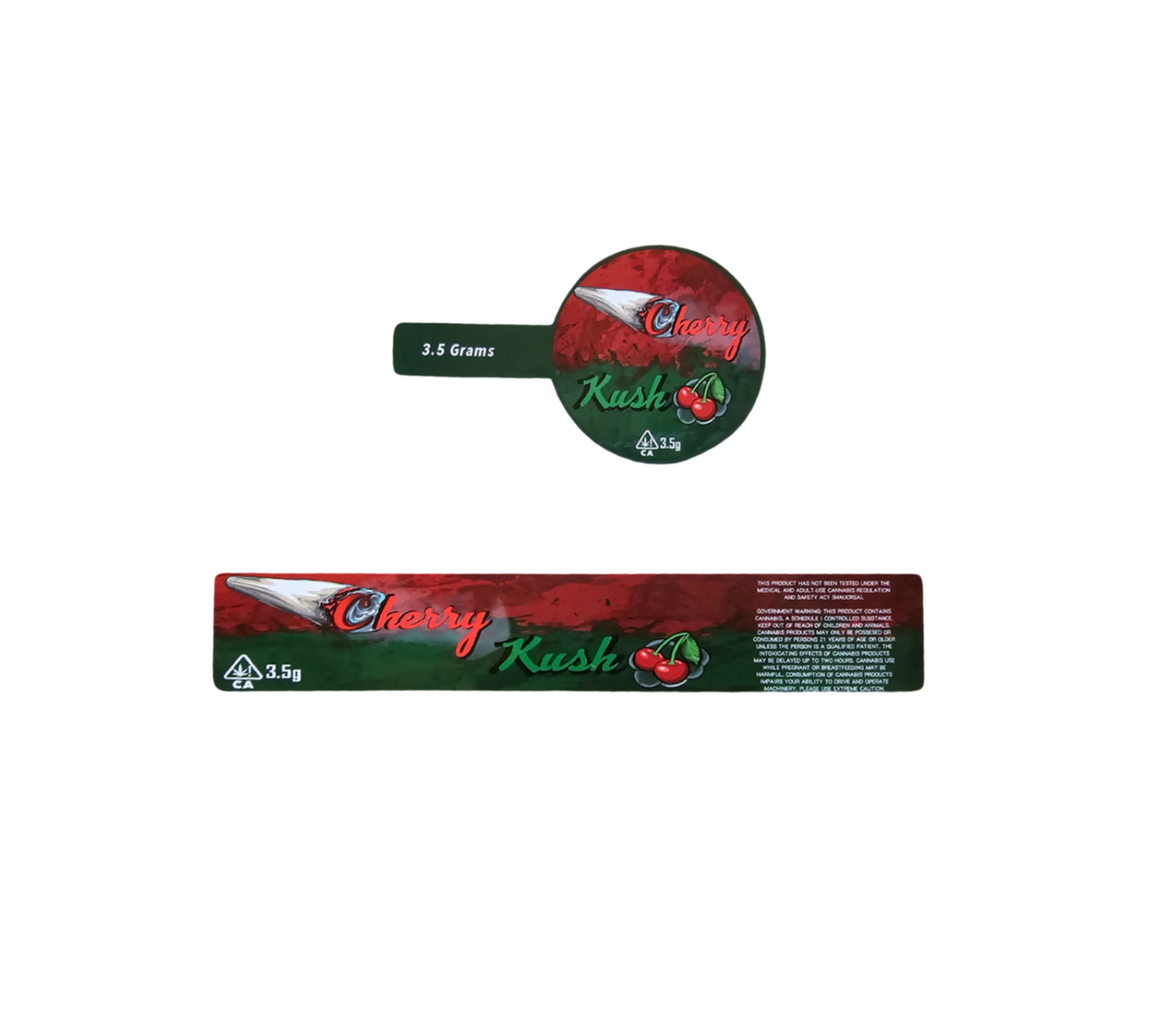 10x Cherry K Aufkleber / Sticker für Jar´s