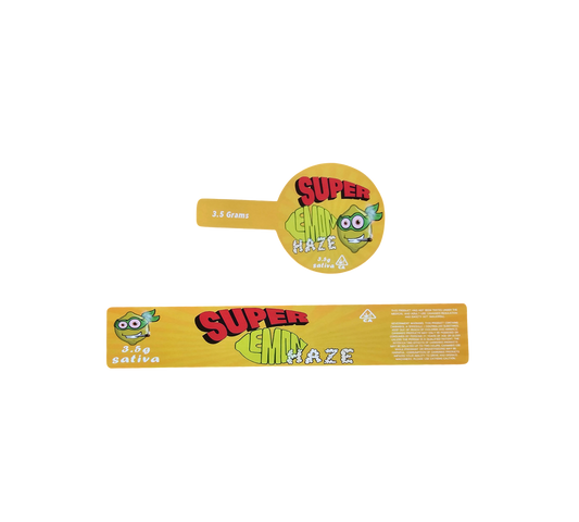 10x Super Lemon H Aufkleber / Sticker für Jar´s
