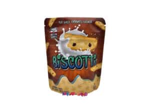 10x Biscotti 3,5g Mylar Bag + Hologramm Sticker - Leer