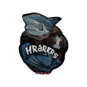 10x Shark Power Mylar shape Bag Cali Pack 3,5g - Leer